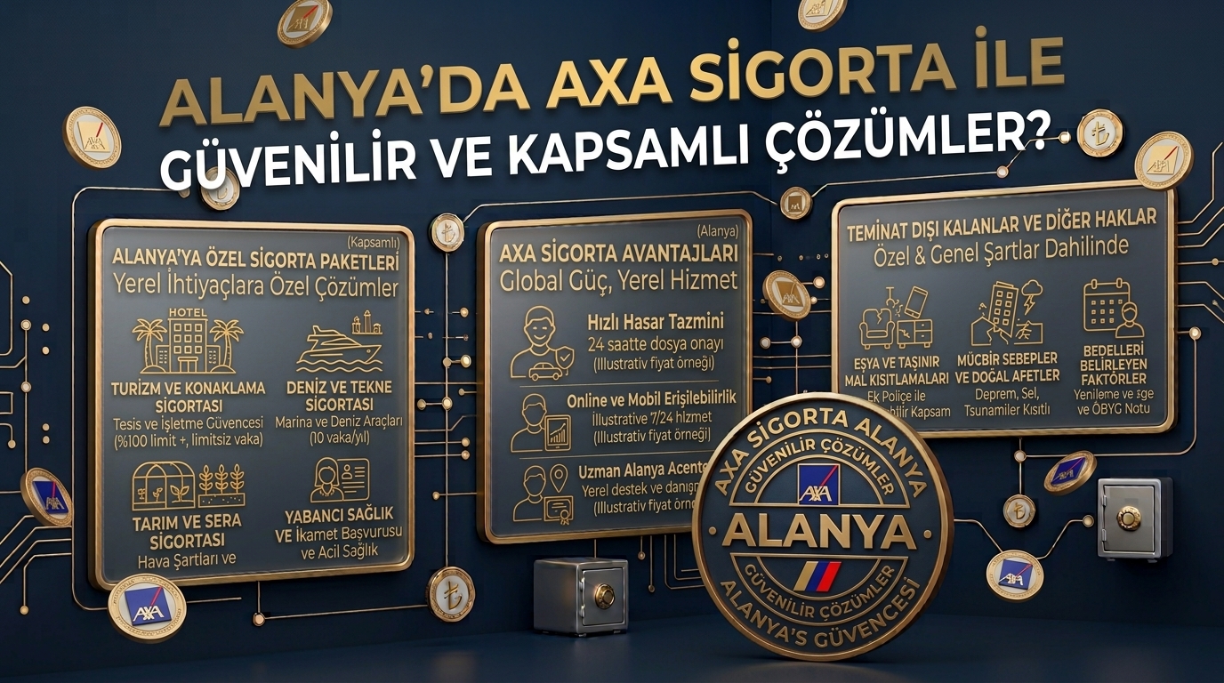 Alanya AXA Sigorta ile Güvenilir ve Kapsamlı Sigorta Çözümleri
